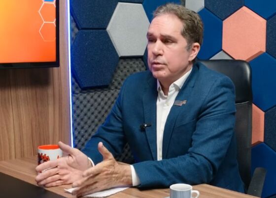 O presidente da Fecomércio MT, Tião da Zaeli, no HNT Entrevista.