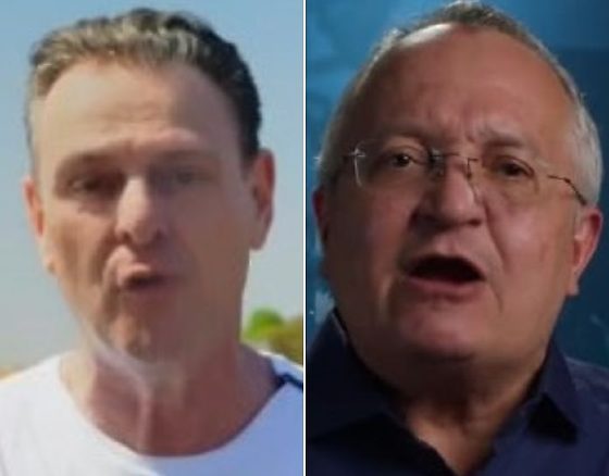 O senador Carlos Fávaro (PSD) e o ex-governador, Pedro Taques (PSDB).