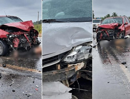 acidente na BR-174 em Nova Lacerda