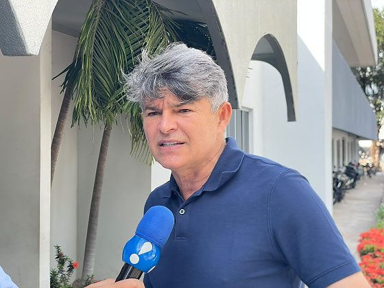 O candidato ao Senado e deputado federal, José Medeiros (PL).