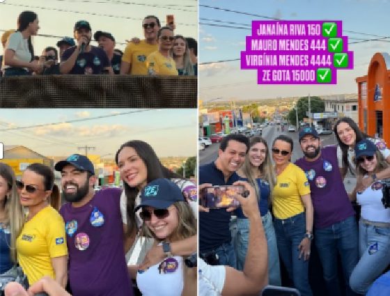 Janaina Riva, Virginia Mendes e Zé Gota