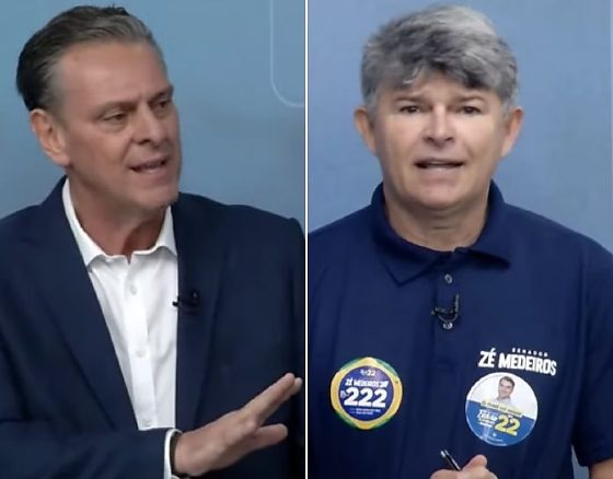 O senador Carlos Fávaro (PSD) e o deputado federal José Medeiros (PL).