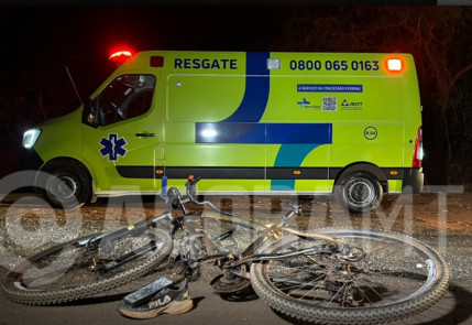 Ciclista atropelado por vários veículos em rodovia BR 364