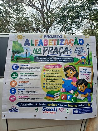 ALFABETIZANDO NA PRAÇA