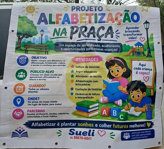 ALFABETIZANDO NA PRAÇA