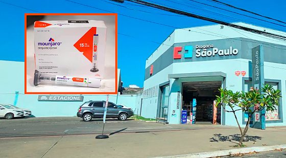 Criminosos invadem farmácia e levam 33 caixas de mounjaro em Cuiabá