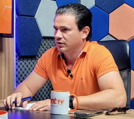 O presidente do Novo em Mato Grosso, Rafael Iacovacci, no HNT Entrevista.