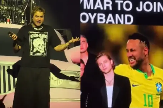 Neymar passa vexame