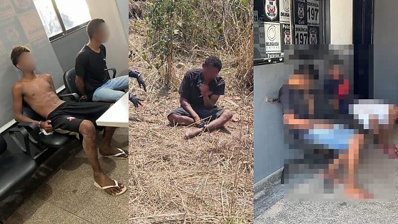 Homem resgatado do tribunal do crime em cáceres