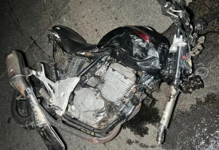 Motociclista morre em batida contra caminhão na BR-163 ao invadir contramão 