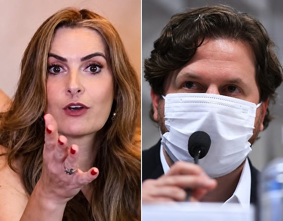 A delegada aposentada Ana Cristina Feldner e o empresário Danilo Trento.
