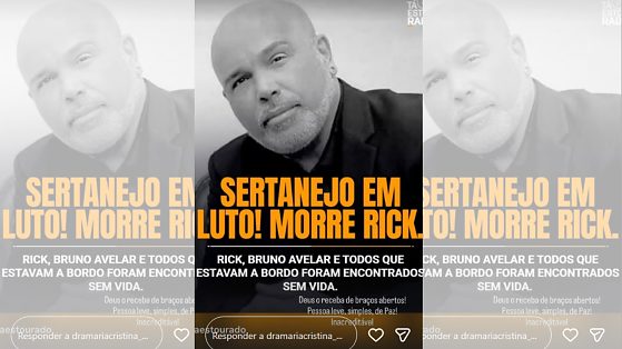 mãe de aniversariante presta homenagem a cantor Rick
