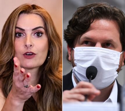 A delegada aposentada Ana Cristina Feldner e o empresário Danilo Trento. 