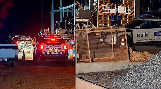 Trio invade subestação troca tiros com segurança e um morre