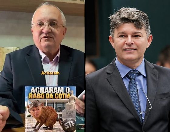 O ex-governador Pedro Taques (PSB) e o deputado federal José Medeiros (PL), ambos candidatos ao Senado.