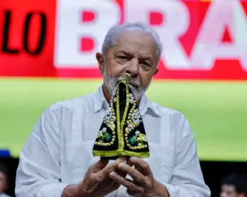Lula com Nossa Senhora