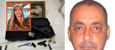 Policial que matou ex tem armas apreendidas 