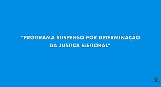 Suspensão do horário eleitoral