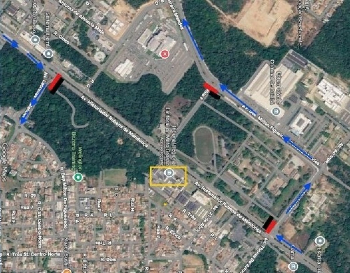 Eleições 2026: Trânsito terá alterações na Avenida do CPA em Cuiabá