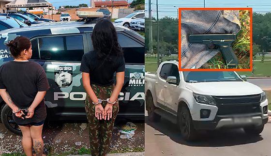 Mulheres do job presas em caso de PM baleado em Cuiabá