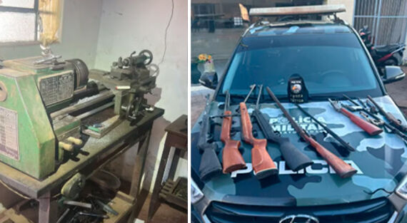 Homem é preso por fabricar e vender armas ilegais em MT