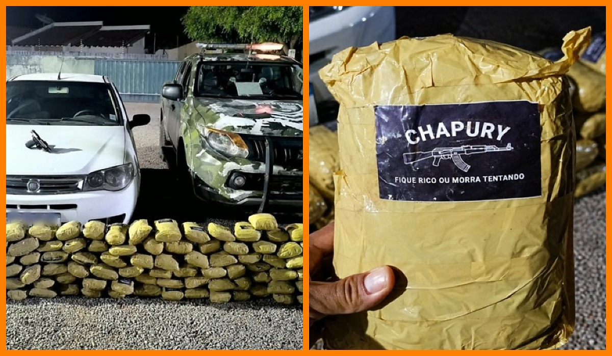 Homem é baleado e 59 kg de maconha são apreendidos em Cáceres, MT