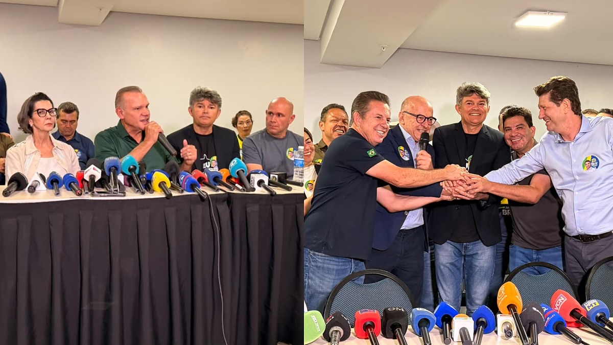 Lideranças políticas articulam apoio a Flávio Bolsonaro em Cuiabá, MT