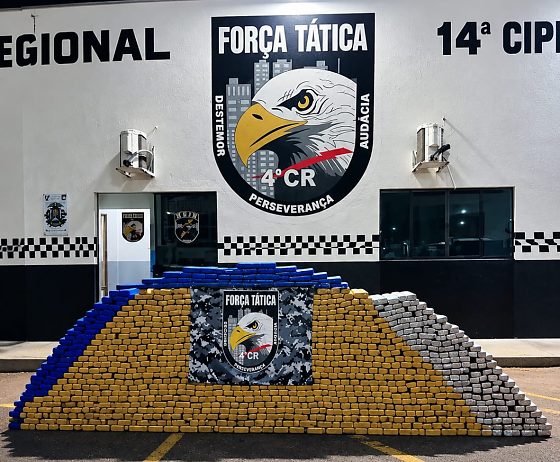 PM apreende 1,3 toneladas de maconha em Rondonópolis 