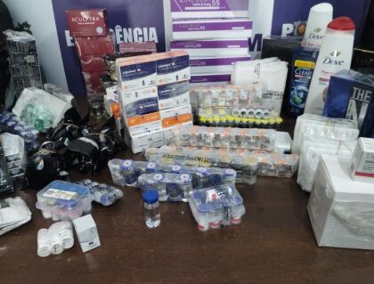 Homem é preso com estoque de lipoless, anabolizantes e cosméticos em MT