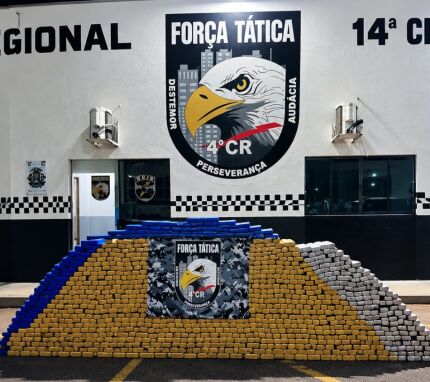 PM apreende 1,3 toneladas de maconha em Rondonópolis 