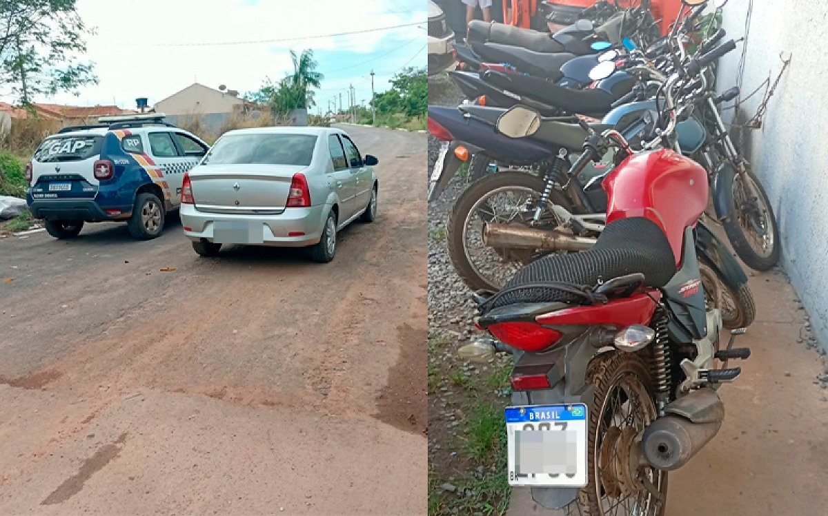 Polícia Militar recupera carro roubado e prende cinco suspeitos em Cuiabá