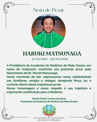 nota de pesar Matsunaga