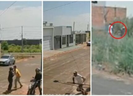 Homem tenta matar desafeto a tiros e termina morto com golpes de facão 