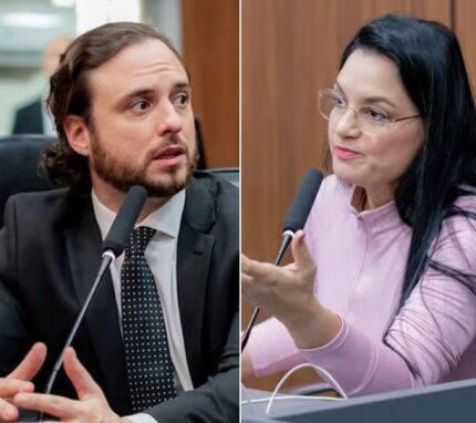 Daniel Monteiro (Republicanos) e Samantha Iris (PL).