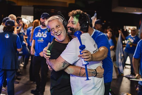Os irmãos Humberto e Rodrigo Andrade, da Boom