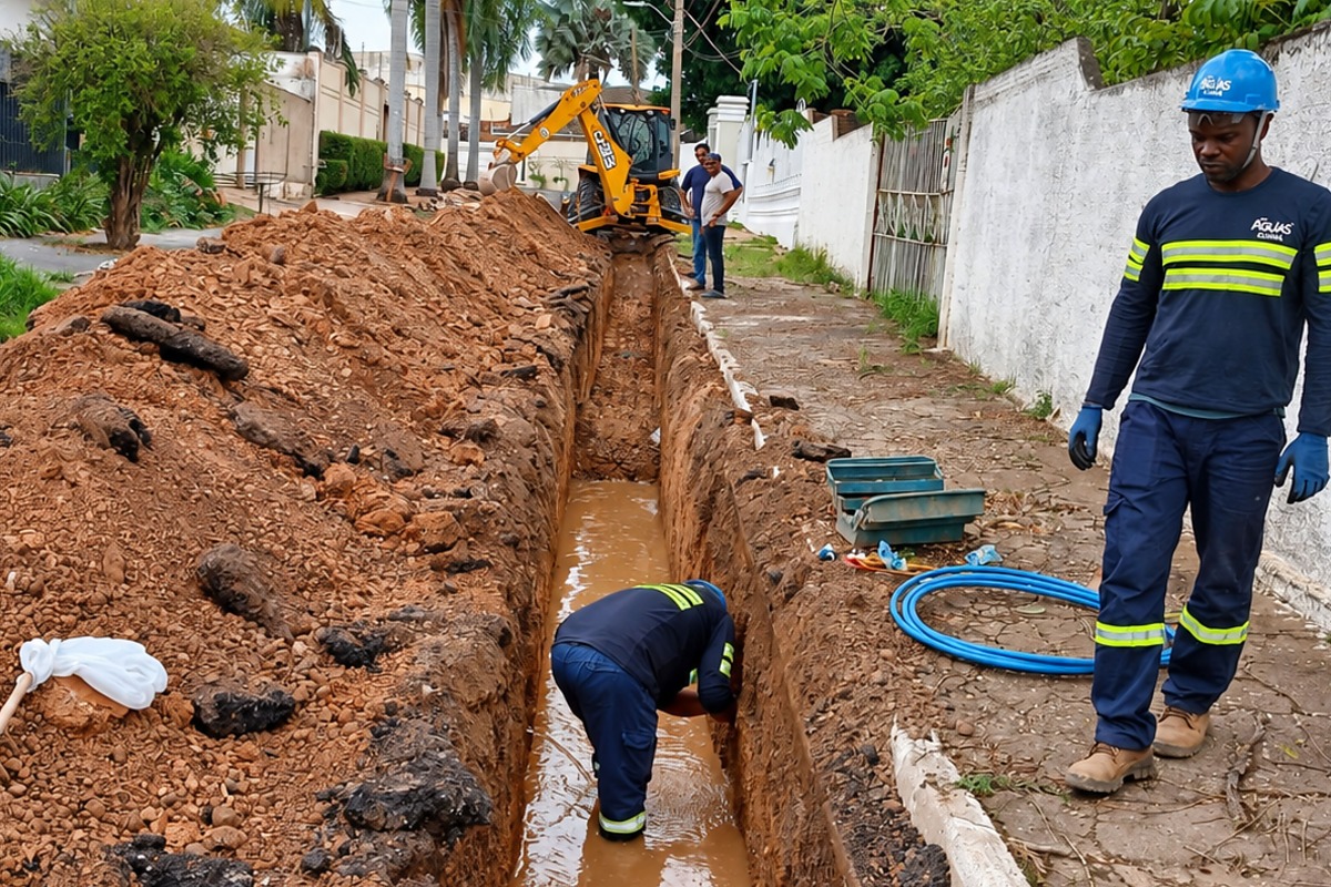 Prefeitura de Cuiabá instala nova rede de drenagem no bairro Shangri-Lá