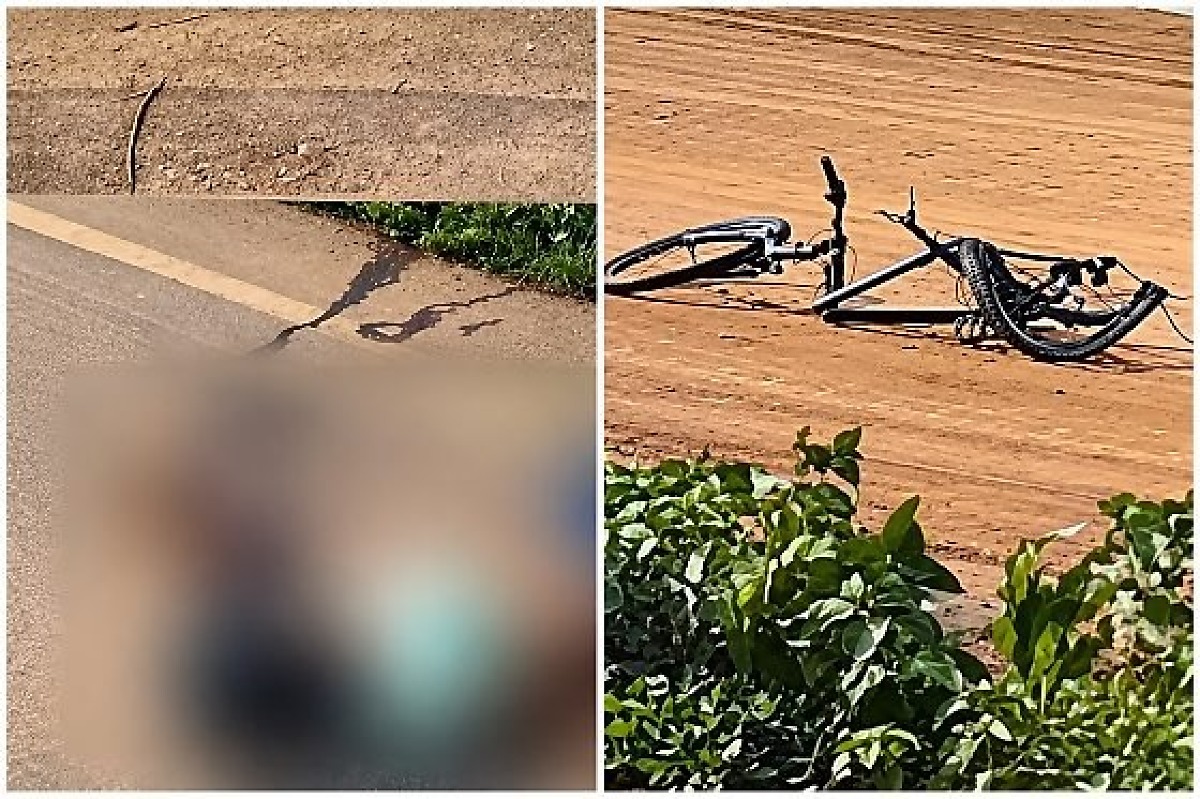 Ciclista morre após atropelamento por carro no anel viário de Rondonópolis, MT