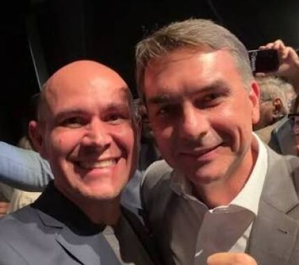 ABILIO BRUNINI E FLÁVIO BOLSONARO