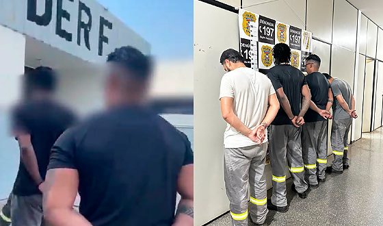 Quatro são presos por roubo energia em Cuiabá
