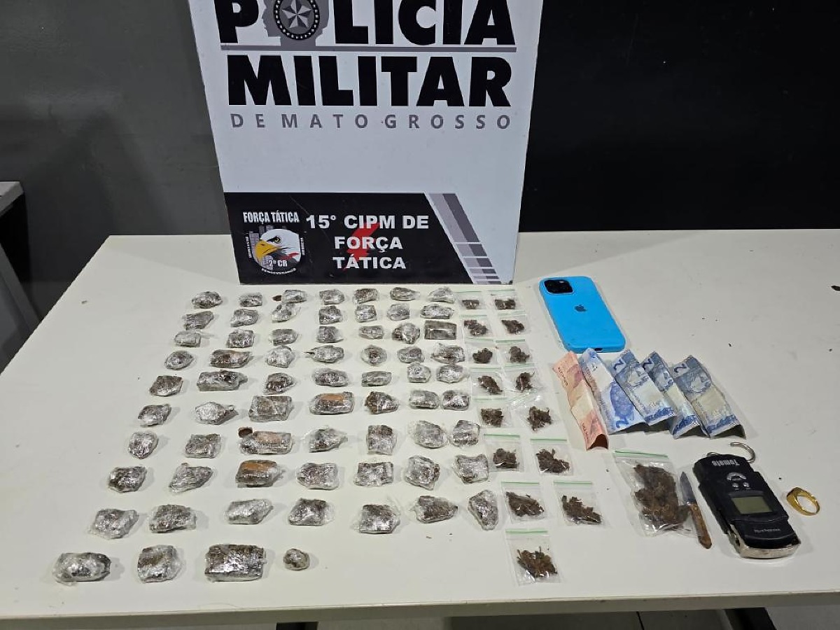 Dois homens são presos por tráfico de drogas em Várzea Grande, MT