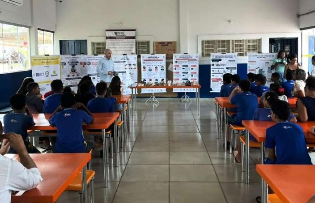 Projeto de mineração educativa chega a escolas de Várzea Grande, MT