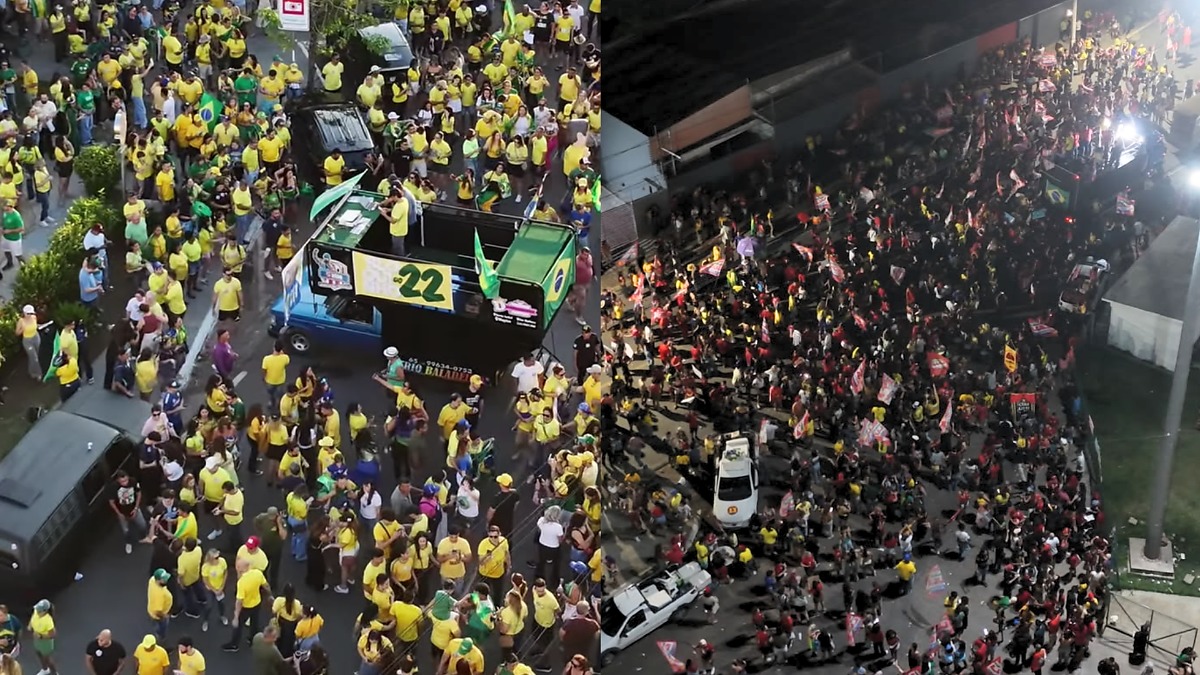 Lula e Flávio Bolsonaro realizam atos políticos em Cuiabá, MT
