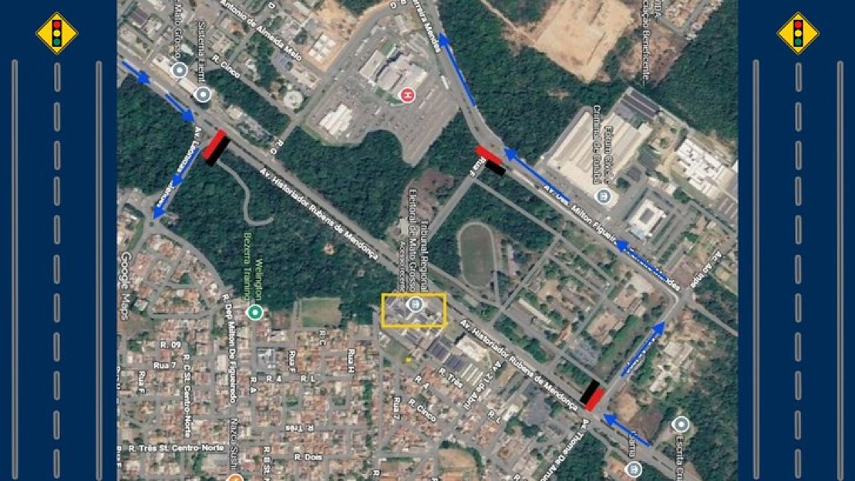 TRE-MT anuncia interdições de trânsito em Cuiabá para 2º turno