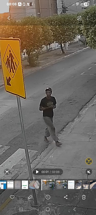 Câmeras registram furto de cabos de caminhão em Cuiabá