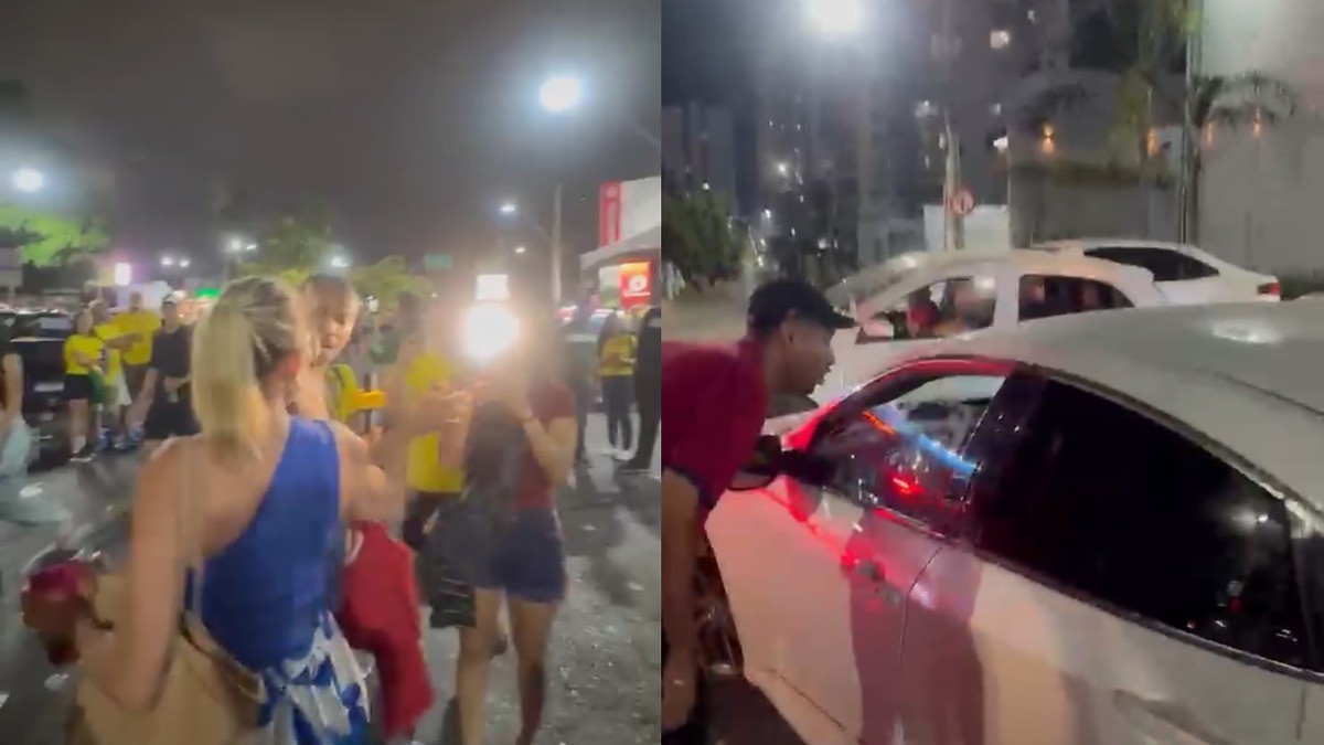 Influenciador leva tapa e carro é alvo de ataque após vitória de Lula em Cuiabá