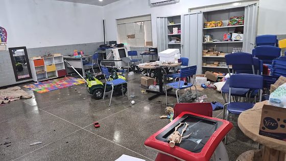 Escola Municipal no Dr. Fábio é invadida durante madrugada e vandalizada 