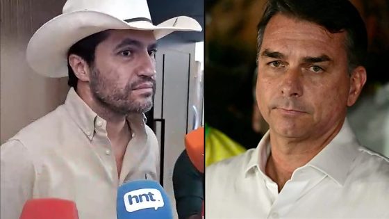 THIAGO BOAVA E FLÁVIO BOLSONARO