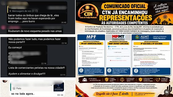 CTN ENTRA COM REPRESENTAÇÃO