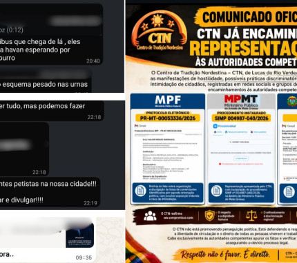 CTN ENTRA COM REPRESENTAÇÃO