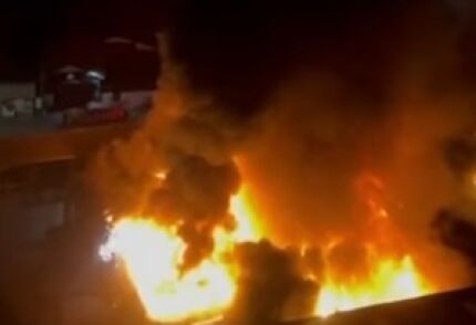 Incêndio durante madrugada destrói duas lojas no Despraiado, em Cuiabá 
